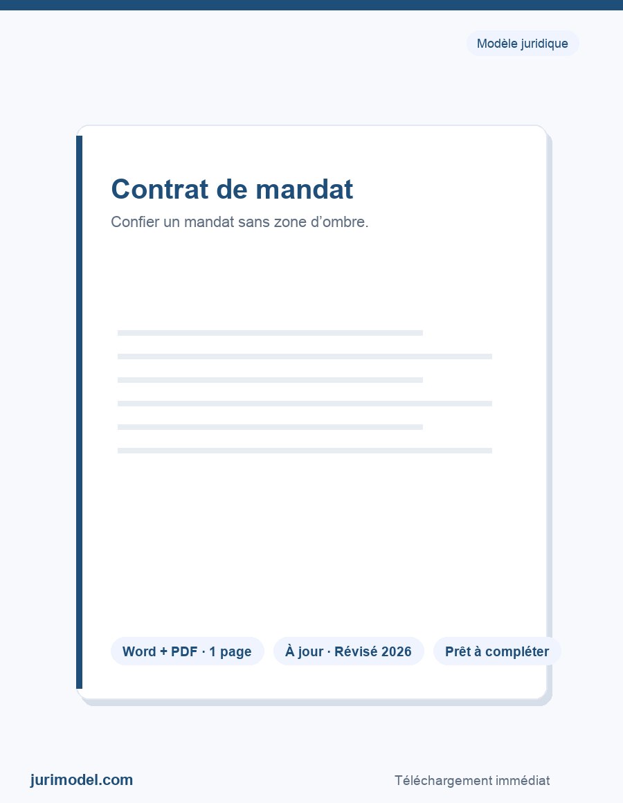 Aperçu du modèle