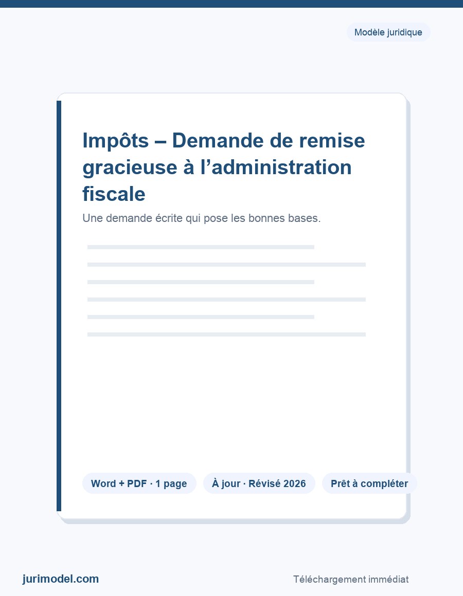 Aperçu du modèle