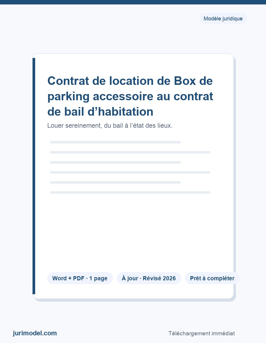 Aperçu du modèle