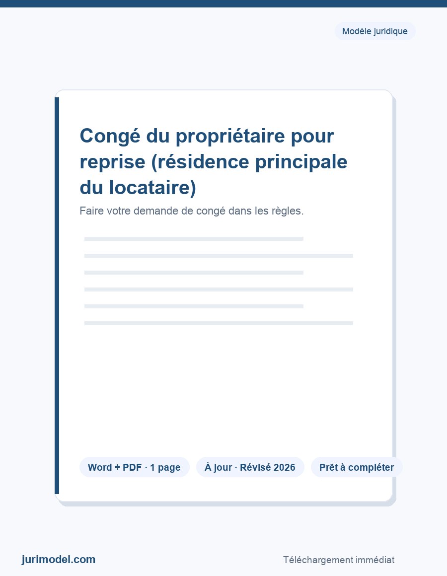 Aperçu du modèle