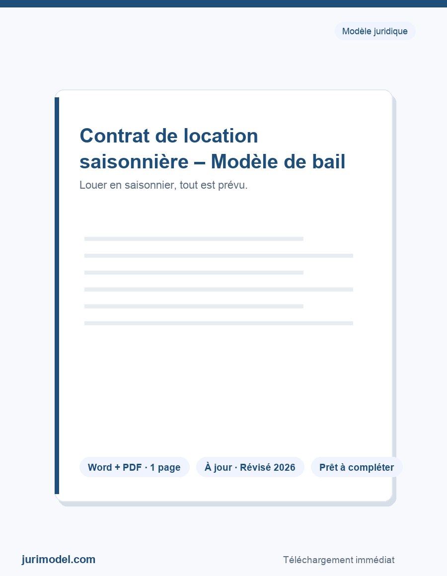 Aperçu du modèle