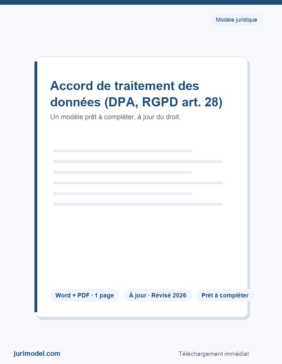 Aperçu du modèle
