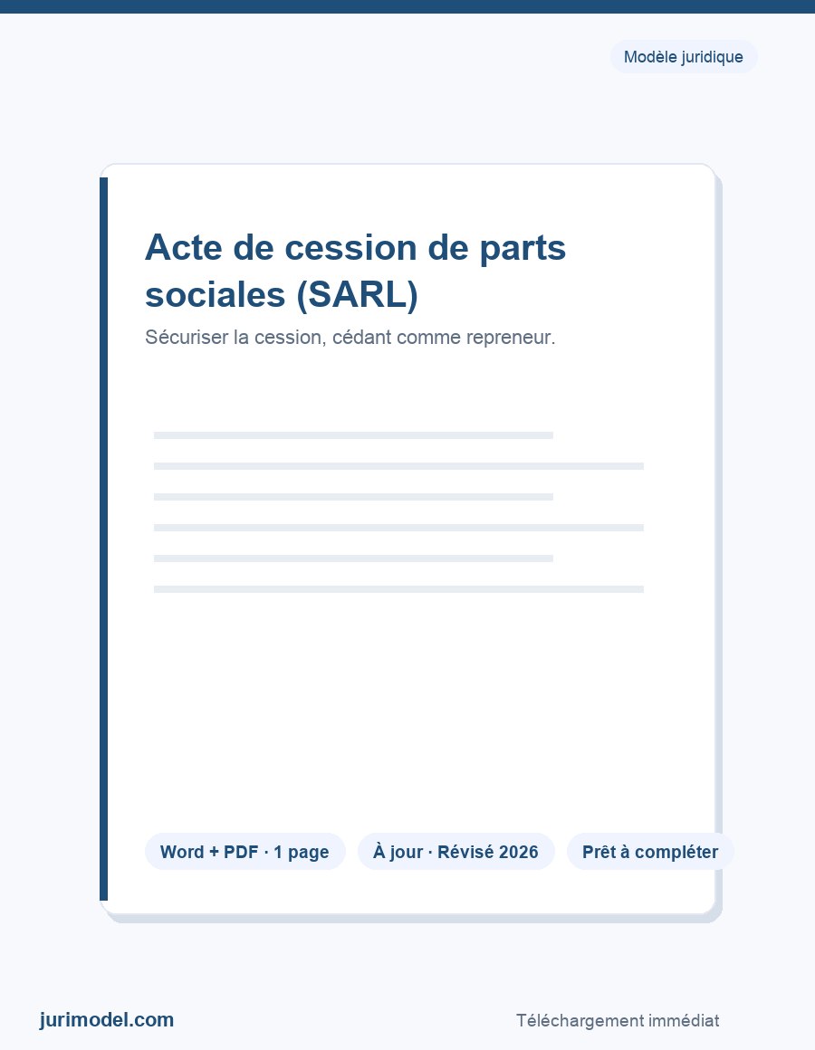 Aperçu du modèle
