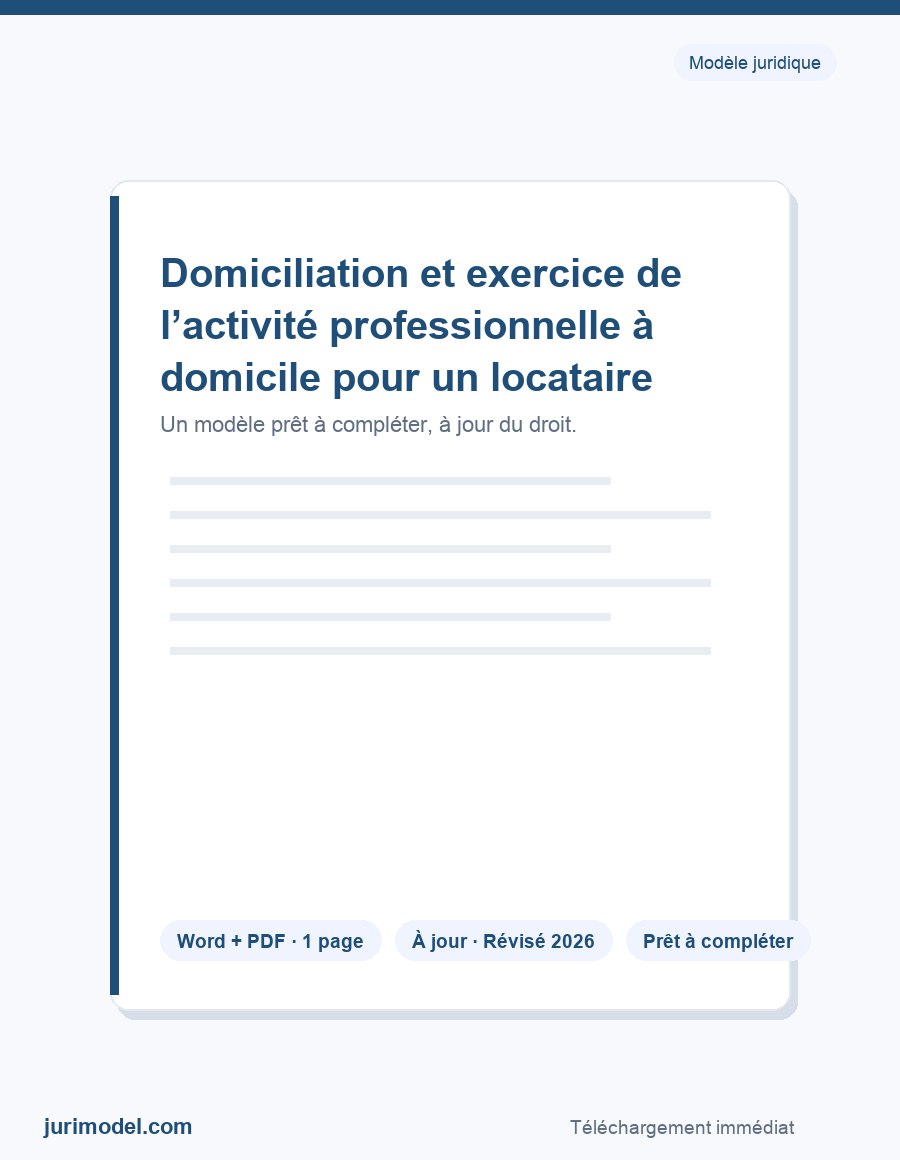 Aperçu du modèle
