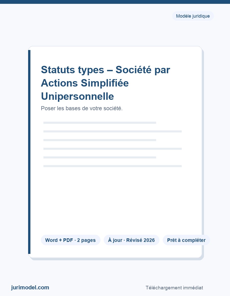 Aperçu du modèle