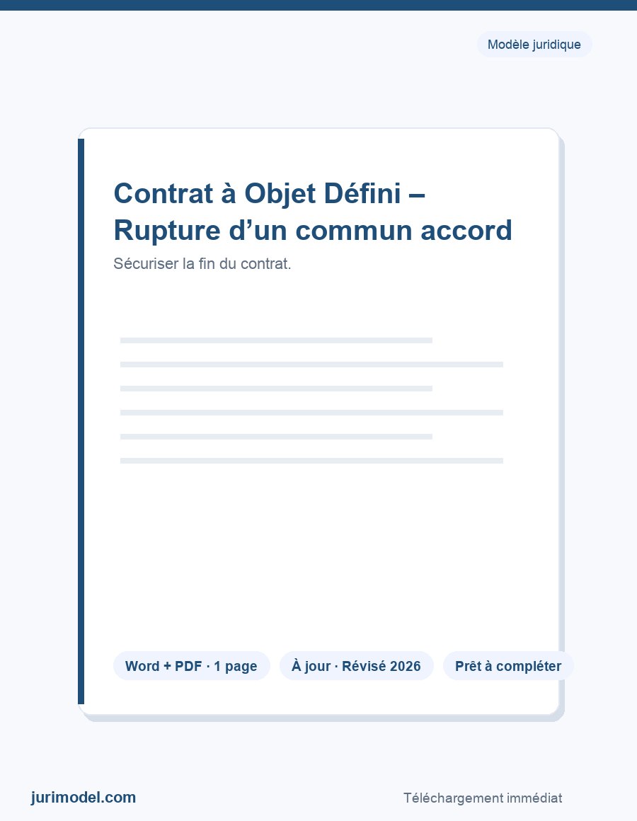 Aperçu du modèle