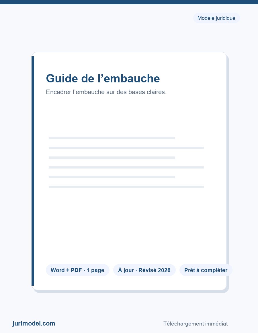 Aperçu du modèle