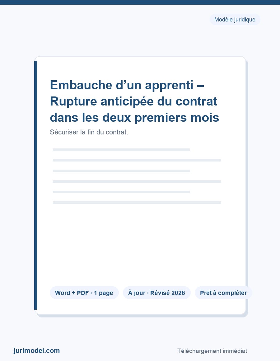 Aperçu du modèle