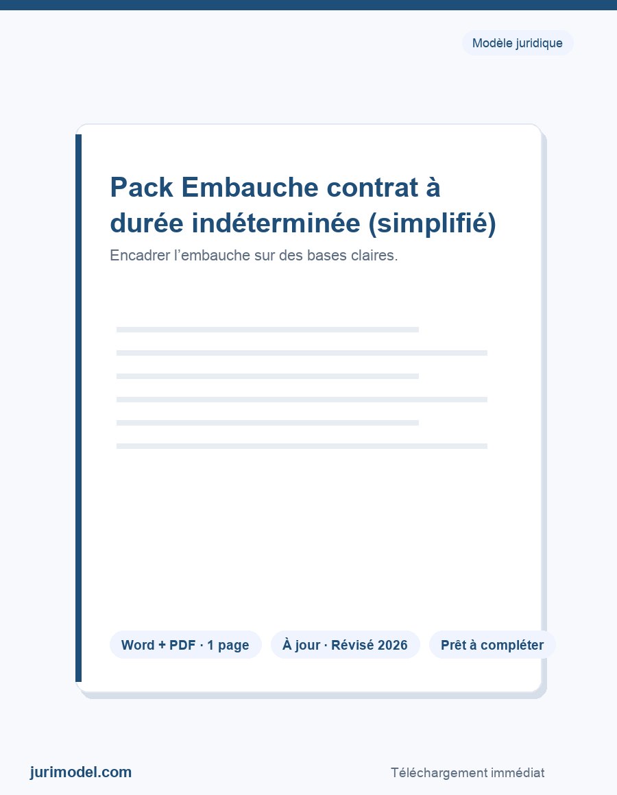 Aperçu du modèle