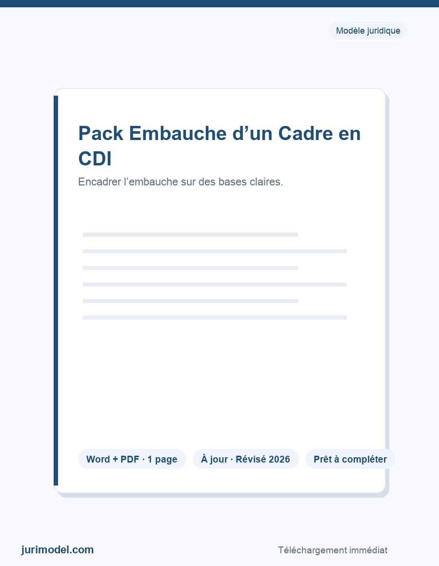 Aperçu du modèle