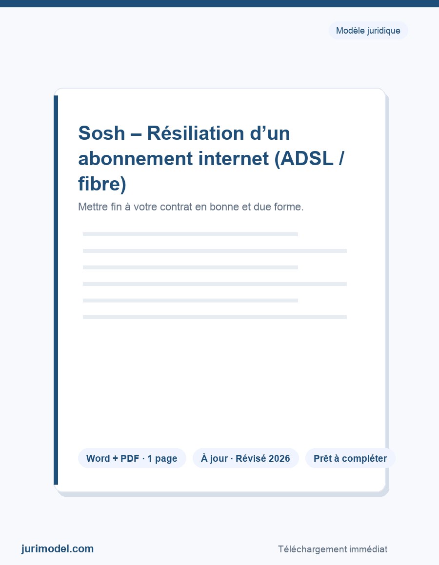 Aperçu du modèle