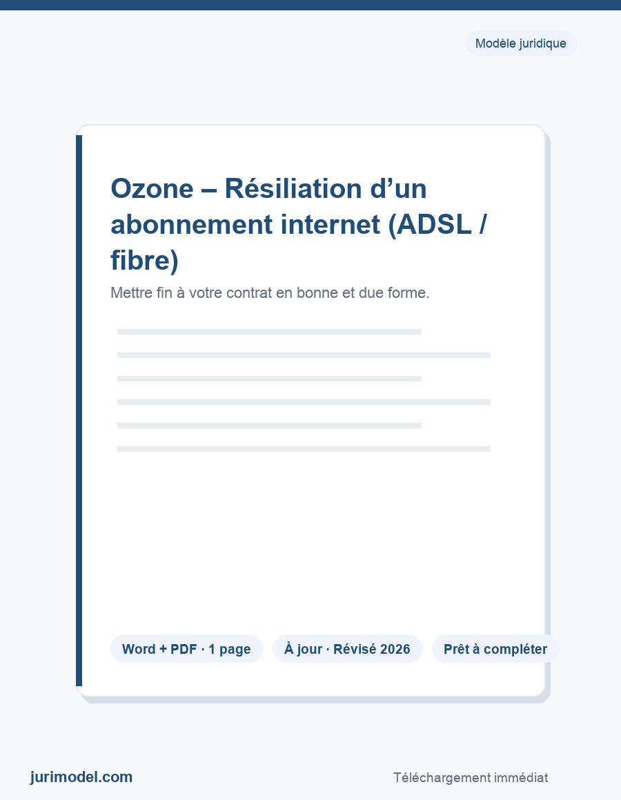 Aperçu du modèle
