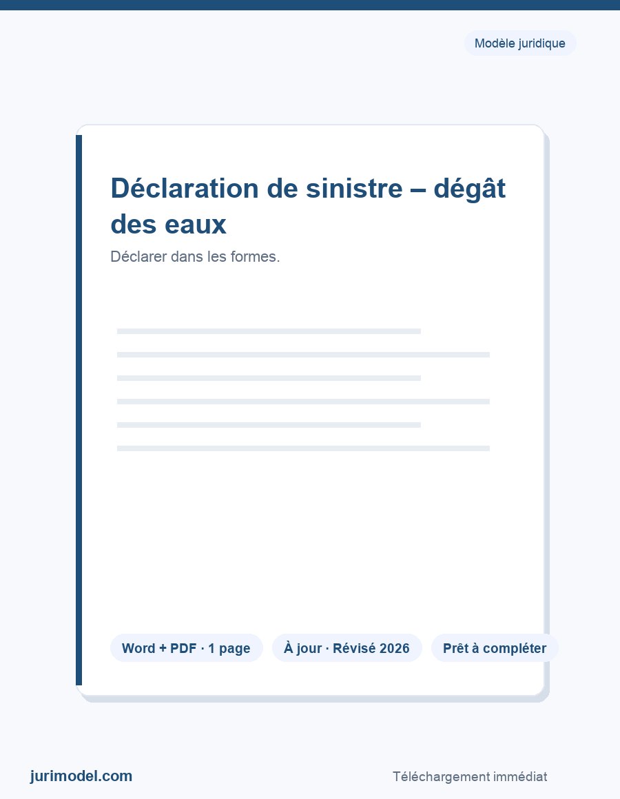 Aperçu du modèle