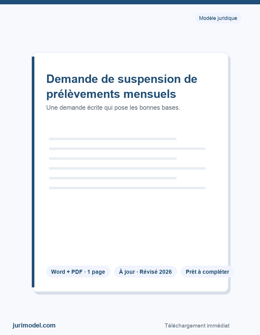 Aperçu du modèle